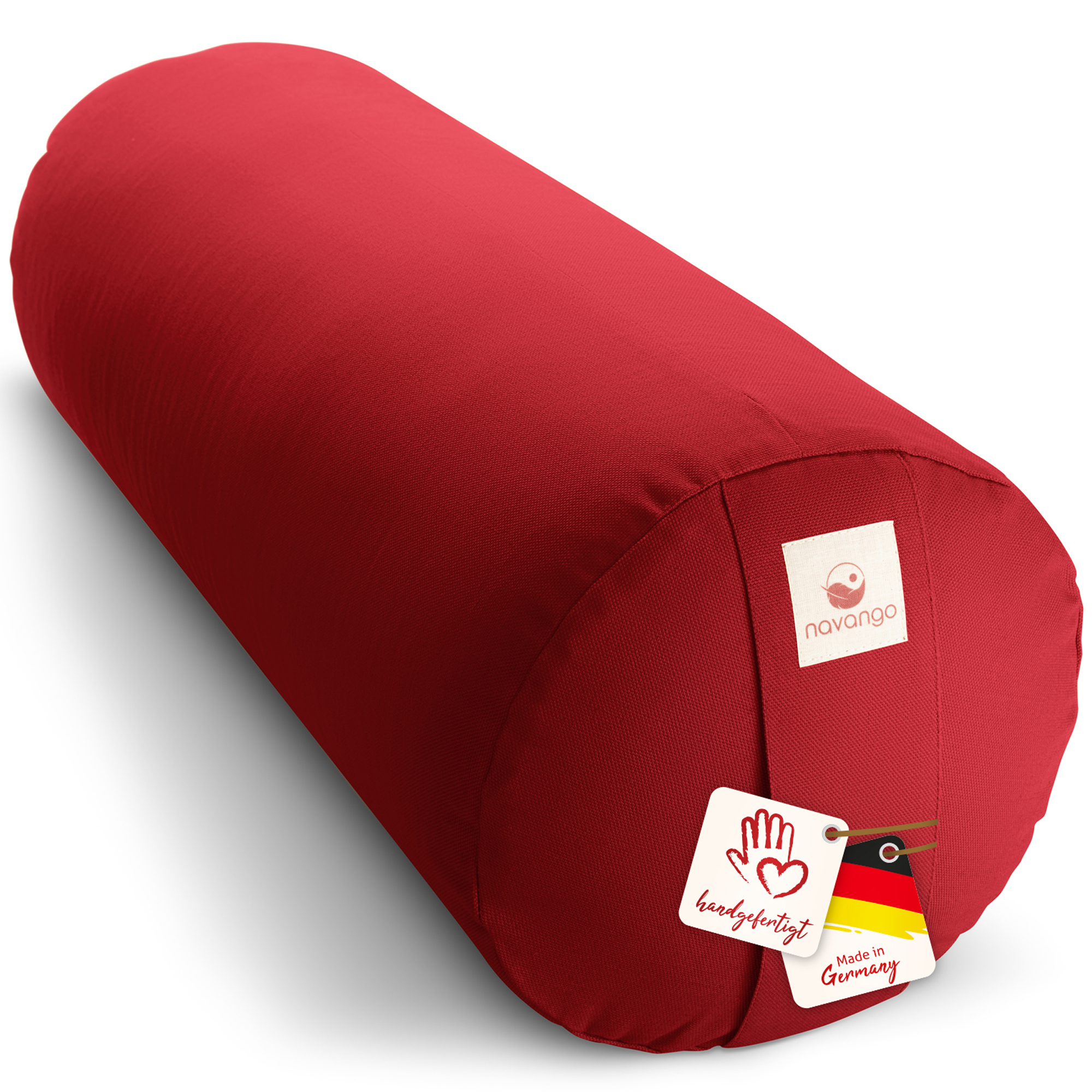 Das Yoga-Bolster von NAVANGO – gibt Dir Unterstützung bei Deinen Asanas.