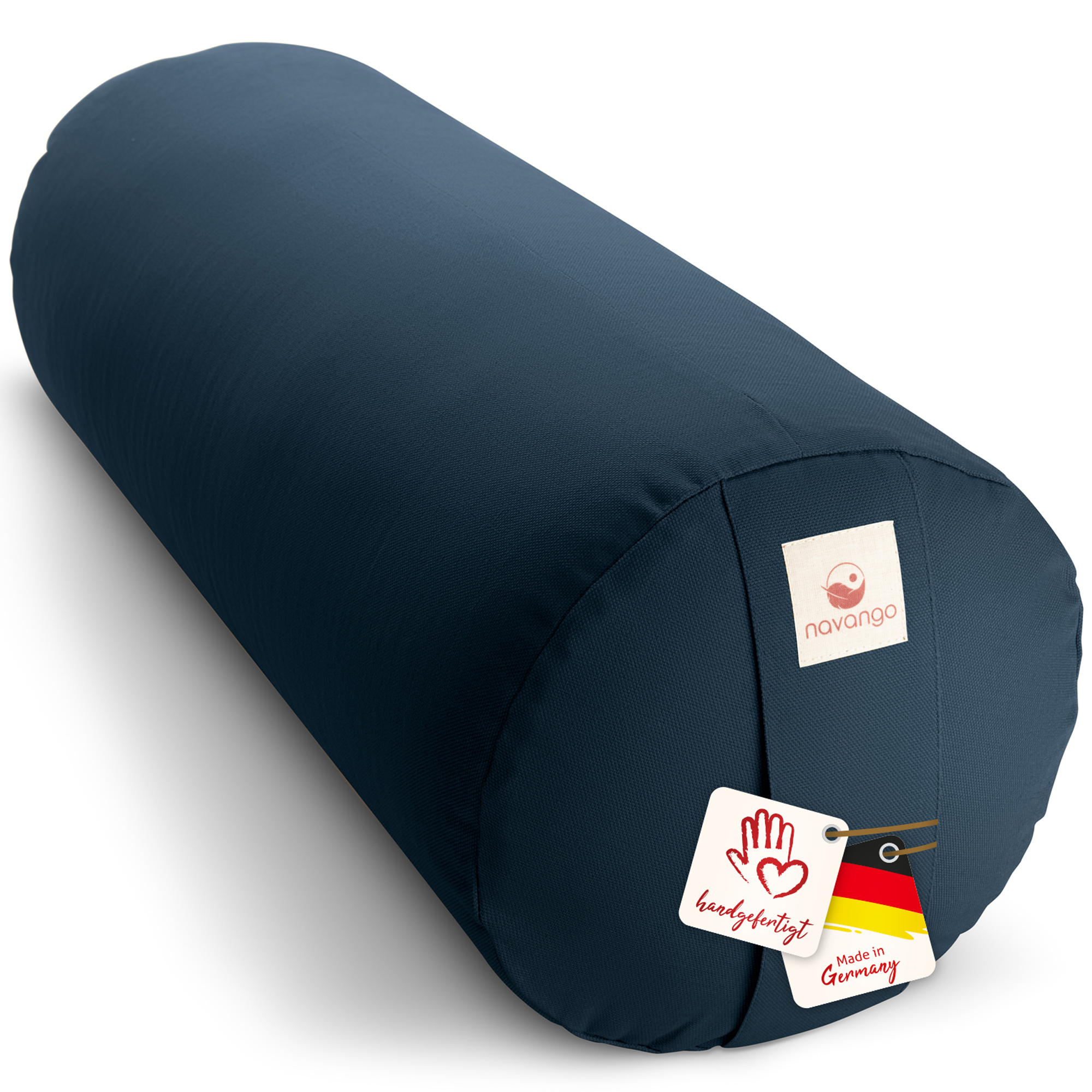 Das Yoga-Bolster von NAVANGO – gibt Dir Unterstützung bei Deinen Asanas.